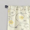 42"x18" Royal Garden Window Valance Yellow - Lush Décor: Floral Microfiber Rod Pocket Valance for Windows - image 2 of 4