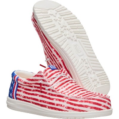HEYDUDE Men Wally Americana Mesh, 4thof July Patriotic Shoes , American Flag, M9 — фото 4