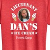 Women's - Forrest Gump - Lieutenant Dan's Ice Cream Short Sleeve Graphic T-Shirt - 2 of 4