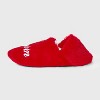 Adult Embroidered Faux Fur Christmas Slipper Socks with Grippers - Wondershop™ - 2 of 4