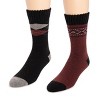 MUK LUKS Men's Wool Socks (2 Pair Pack) - 2 of 3