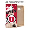 NCAA Utah Utes 2'x4' Wood Toss Game Set - 3 of 4