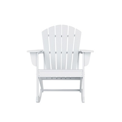 WestinTrends Outdoor Patio Poly Adirondack Rocking Chair Rocker