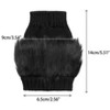 INSPIRE CHIC Women's Elastic Faux Fur Knit Half Finger Thumb Hole Wrist Sleeves Gloves for Windproof Dress 1Pair - 2 of 4