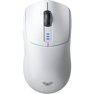 AULA SC580 Wireless Gaming Mouse, 12000 DPI, Tri-Mode, 6 Buttons, Rechargeable, Ergonomic, White - 1 of 4