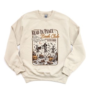 Simply Sage Market Read In Peace Book Club Sweatshirt - 1 of 4