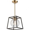 Artcraft Lighting Bridgetown 1 - Light Pendant in  Black/Harvest Brass - 2 of 4