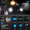 MaseiKar 70W LED Video Light with 2.4G&APP Control, Scenes/Bowens Mount Continuous Output Lighting for Studio Photograpny/Video Recording - 4 of 4