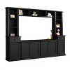 NicBex TV Stand for 75 Inch TV with 4 Cabinets and 2 Drawers,TV Entertainment Center with Adjustable Shelves,TV Console Table for Living Room - 2 of 4