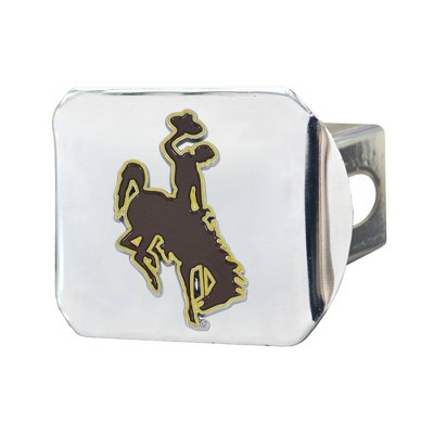 NCAA University of Wyoming Cowboys Metal Emblem Hitch Cover