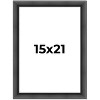 PosterPalooza | Refined Black Picture Frame - UV Acrylic, Foam Board Backing, Hanging Hardware - 2 of 4