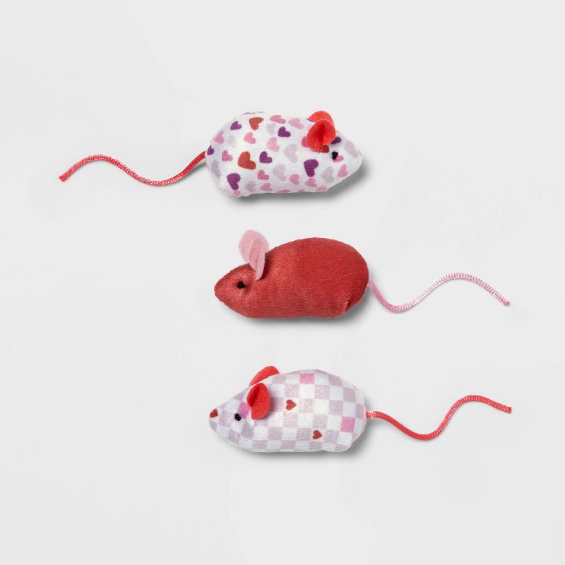 Little Mice Cat Toy Set - S - 3ct - Boots &#38; Barkley&#8482;, 1 of 6