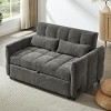 Sleeper Sofa,Tufted Pull-Out Sofa Bed With Adjustable Backrest And USB Ports,Loveseat Sofa,Sleeper Sofa For Living Room,Bedroom-Cuddlewood - 2 of 4