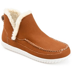 Journee Collection Womens Capreece Tru Comfort Foam Slip On Moccasin Round Toe Slippers Brown 7 - 1 of 4