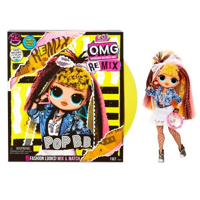 L.O.L. Surprise! O.M.G. Remix Pop B.B. Fashion Doll – 25 Surprises with Music