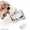 Big Dot of Happiness Mis Quince Anos - Mini Candy Bar Wrapper Stickers - Quinceanera Sweet 15 Birthday Party Small Favors - 40 Count - 2 of 4
