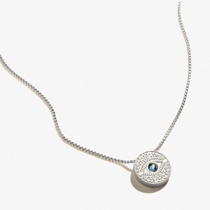 Alex and Ani Evil Eye Crystal Charm Necklace - 1 of 4