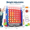 4 in a Row Tabletop Game, 3.6 Ft 4 to Score Game for Kids & Adults, Indoor/Outdoor Family Yard, Portable Giant 4 Row Game with Carrying Bag for Home - 2 of 4
