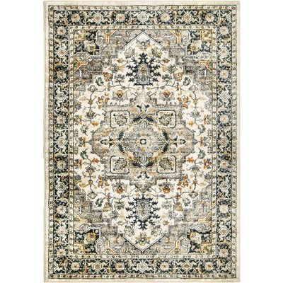 Orian Rugs Imperial Heriz Distressed Ivory (5'3