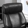 Vinsetto Big and Tall Office Chair, PU Leather Desk Chair 400lb, Black - 3 of 4