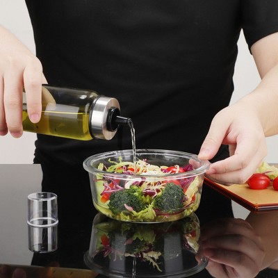 Unique Bargains Kitchen Cooking Stainless Steel Spout Accurate Pour Drip-Free Dispenser Bottle with ML Marks 300ML — фото 6
