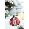 Gulches Shatterproof Christmas Ball Ornaments with Sparkling Glitter   Set of  Multiple Quantities Multiple color styles - 3 of 4