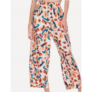 Women's Print Palazzo Pant - Joy Joy - 1 of 3