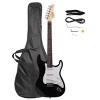 TopComfy Toy Guitars and String Instruments Rosewood Fingerboard Guitar Bag Shoulder Strap Pick Kids Fun For Kids, Black, 41.34"*16.93"*3.35" - 2 of 4
