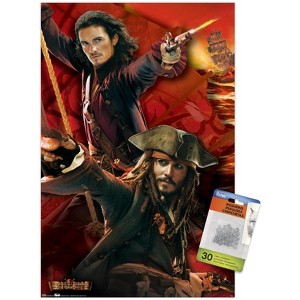 Trends International Disney Pirates of the Caribbean: At World's End - Duo Unframed Wall Poster Prints - 1 of 4