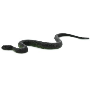 Collectible Wildlife Gifts | Snake, Black Water Snake, Rubber Reptile, Educational, Realistic Hand Painted,  Model,   Gift,     4 '       F7043 B165 - 1 of 4