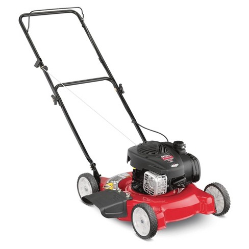 Yard Machines Gas Powered Push Lawn Mower With 125cc Engine Oil And 20 Inch  Steel Cutting Deck With Side Discharge For Outdoor Yards : Target