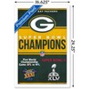 Trends International NFL Green Bay Packers - Champions 23 Framed Wall Poster Prints - 3 of 4