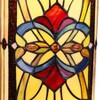 Chloe Lighting Ruby Spectacle Tiffany-Glass 2 Light Victorian Pedestal Light Fixture 30" Tall - 3 of 4