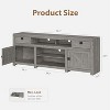 TV Stand for 75/80 Inch TVs, Entertainment Center with Drawers & Shelf, Television Consoles Stands - 4 of 4