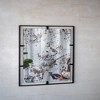 FONTOI Theodor Rectangle Antiqued Wall Mirror Black Metal Frame Decorative Accent for Bedroom Living Room or Entryway, Black, 22"*0.6"*31.9" - 4 of 4