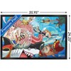 Trends International One Piece: Fishman Island - Underwater Group Framed Wall Poster Prints - 3 of 4