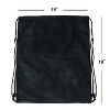 GSE 19"x15" Mesh Drawstring Backpack Bag for Sports Gym Gear, Backpacking, Camping Gear, Travel - 2 of 4