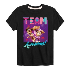 Boys' - Paw Patrol - Team Awesome Short Sleeve Graphic T-Shirt - 1 of 4