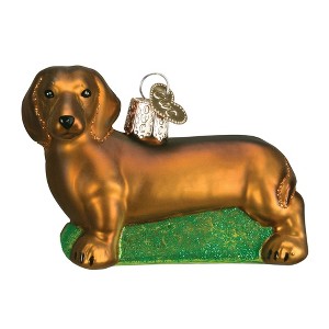 Old World Christmas Glass Blown Christmas Ornament For Christmas Tree, Dachshund - 1 of 2