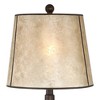 Franklin Iron Works Naomi 25" High Industrial Farmhouse Rustic Modern Table Lamps Set of 2 Brown Aged Bronze Finish Living Room Bedroom Bedside - 4 of 4