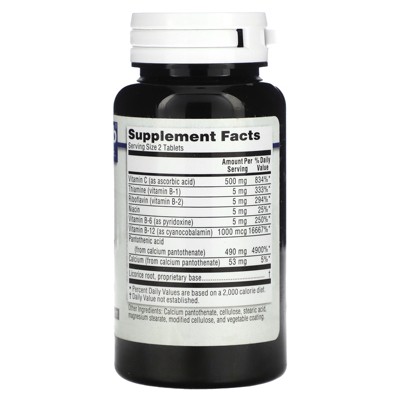 Sunny Day Anti-Fatigue Herbal Supplement Tablets for Adults