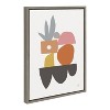 Kate and Laurel Sylvie Building Gardens Framed Canvas by Kelly Knaga, 18x24, Gray - 2 of 4