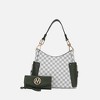 MKF Collection Penelope Circular Print Women’s Shoulder Bag with matching wallet by Mia K - 2 of 4