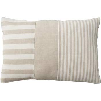 Mina Victory Lifestyle Stonewash Stripes Indoor Throw Pillow