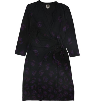 Anne Klein Womens Therese Wrap Dress