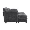 TiramisuBest Chenille fabric, Modular Sectional Sofa with Storage, Sideboard Buffet Style Design for Living Room - 4 of 4