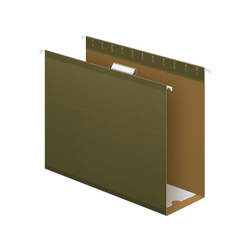 Pendaflex Reinforced 4" Extra Capacity Hanging Folders Letter Standard Green 25/Box 4152X4, 3 of 10