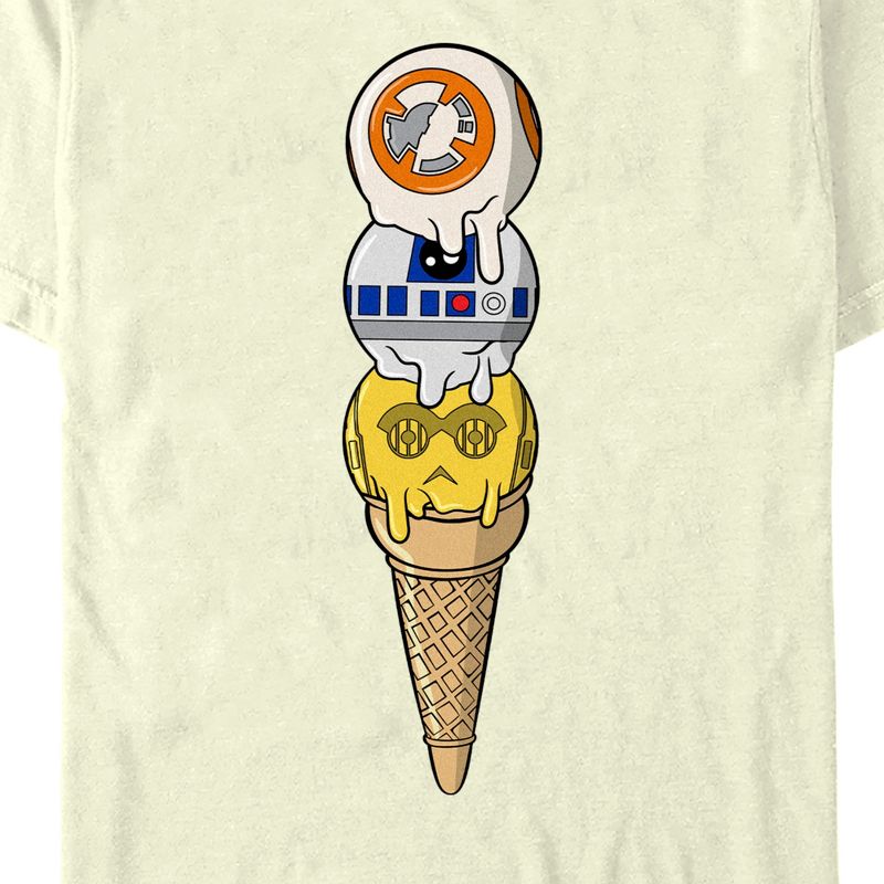 Men's Star Wars Droid Ice Cream T-Shirt, 2 of 5