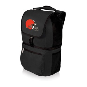 NFL Zuma Cooler Backpack by Picnic Time Black - 12.66qt - 1 of 4