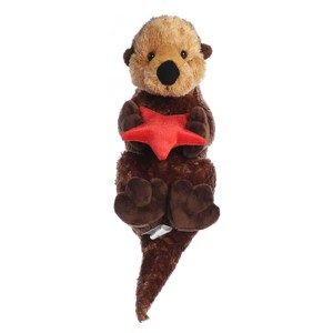 Aurora Flopsie 12" Cali Otter Brown Stuffed Animal - 1 of 4